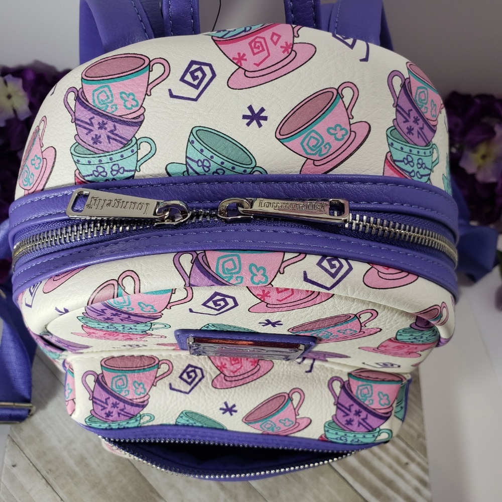 Disny Loungefly Mad Hatter Mini backpack - Picture 6 of 8